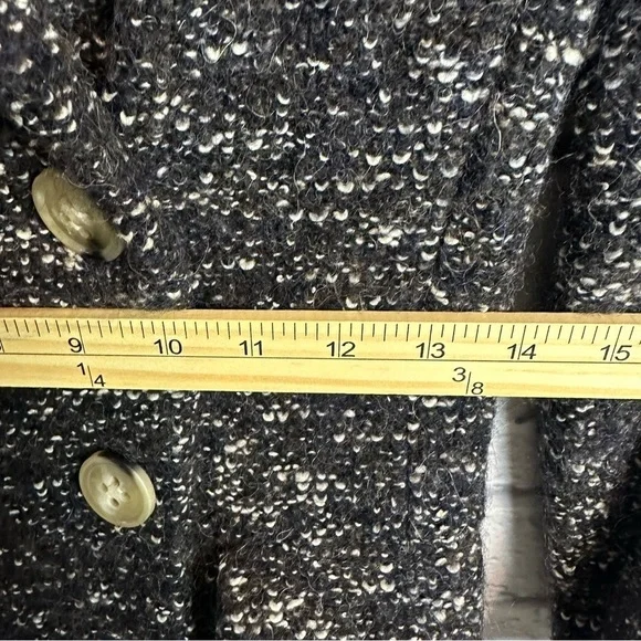 Isabel Marant Etoile Overton Boucle Alpaca Wool Double Breasted Coat Gray XS - Picture 15 of 16